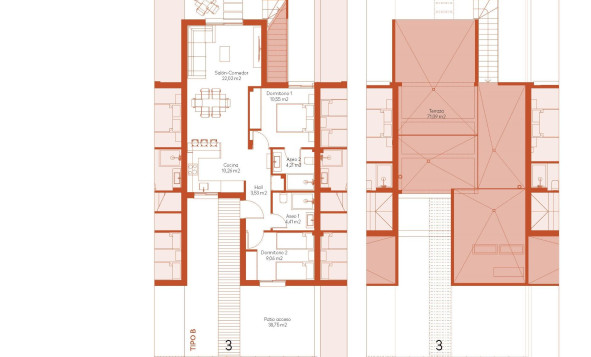 Nieuwbouw Woningen - Villa - Baños y Mendigo - Balsicas