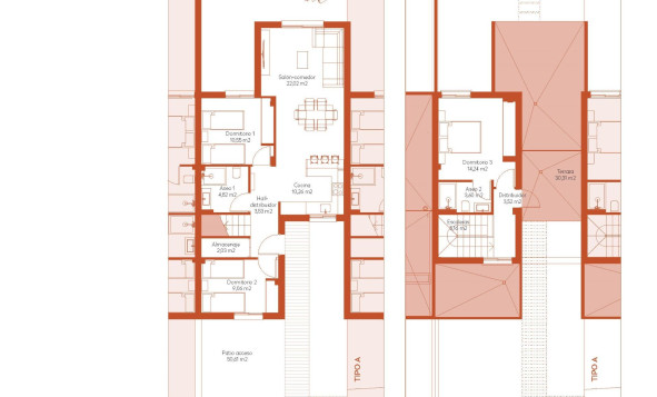 Nieuwbouw Woningen - 2. Town house - Baños y Mendigo - Balsicas