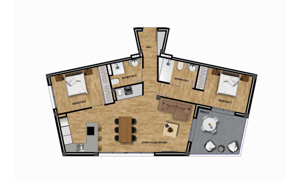 Short Term Rental - Apartment - Orihuela Costa