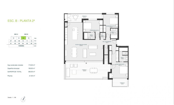 New Build - Penthouse Penthouse - Orihuela - Las Colinas Golf