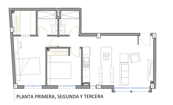 Nieuwbouw Woningen - Appartement - San Pedro del Pinatar - Los Alcazares