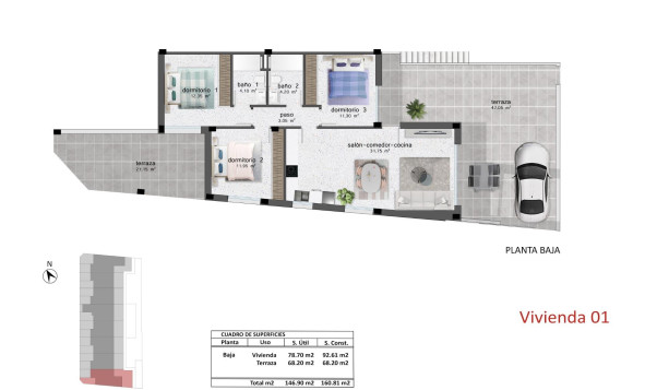 Nieuwbouw Woningen - Bungalow - Pilar de la Horadada - Polígono Industrial Zona Raimundo Bened