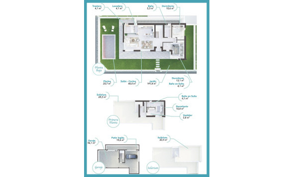 Nieuwbouw Woningen - Villa - Los Alcazares - Torre del Rame