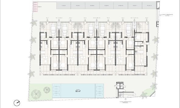 Obra nueva - Bungalow - Pilar de la Horadada - Zona Pueblo