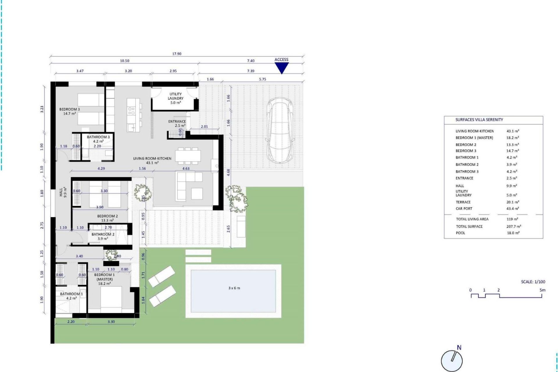 Nieuwbouw Woningen - Villa - Baños y Mendigo - Costa Calida