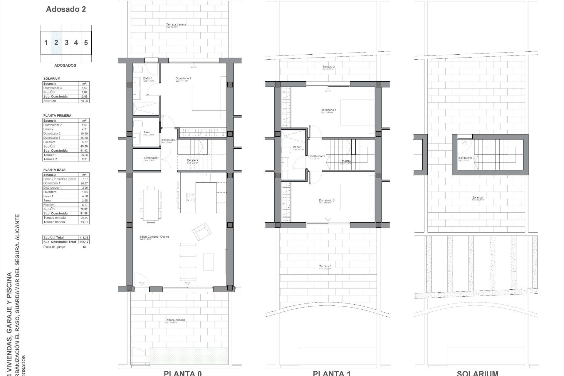 Nybyggnation - Town house - Guardamar del Segura - Costa Blanca South