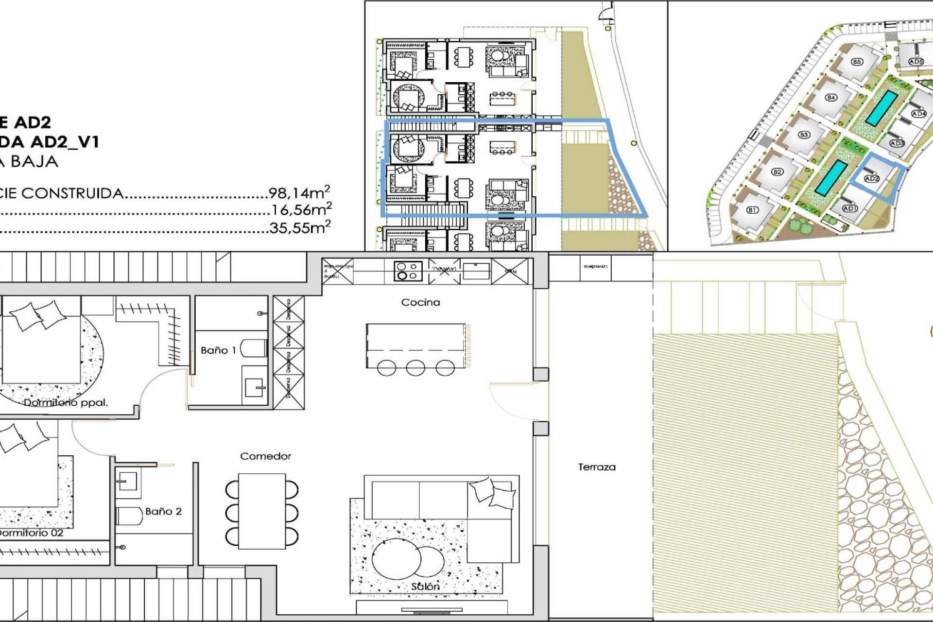 Nybyggnation - Bungalow - Torre Pacheco - Costa Calida