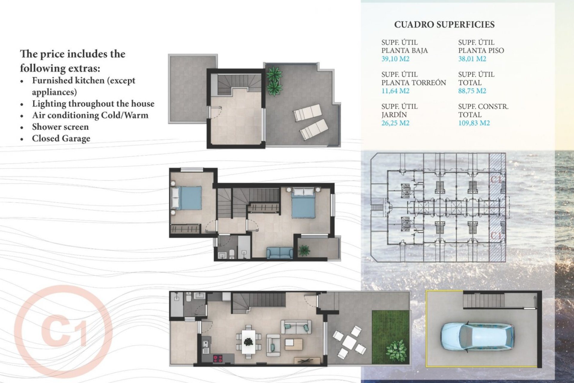 New Build - Town house - La Manga del Mar Menor - Costa Calida