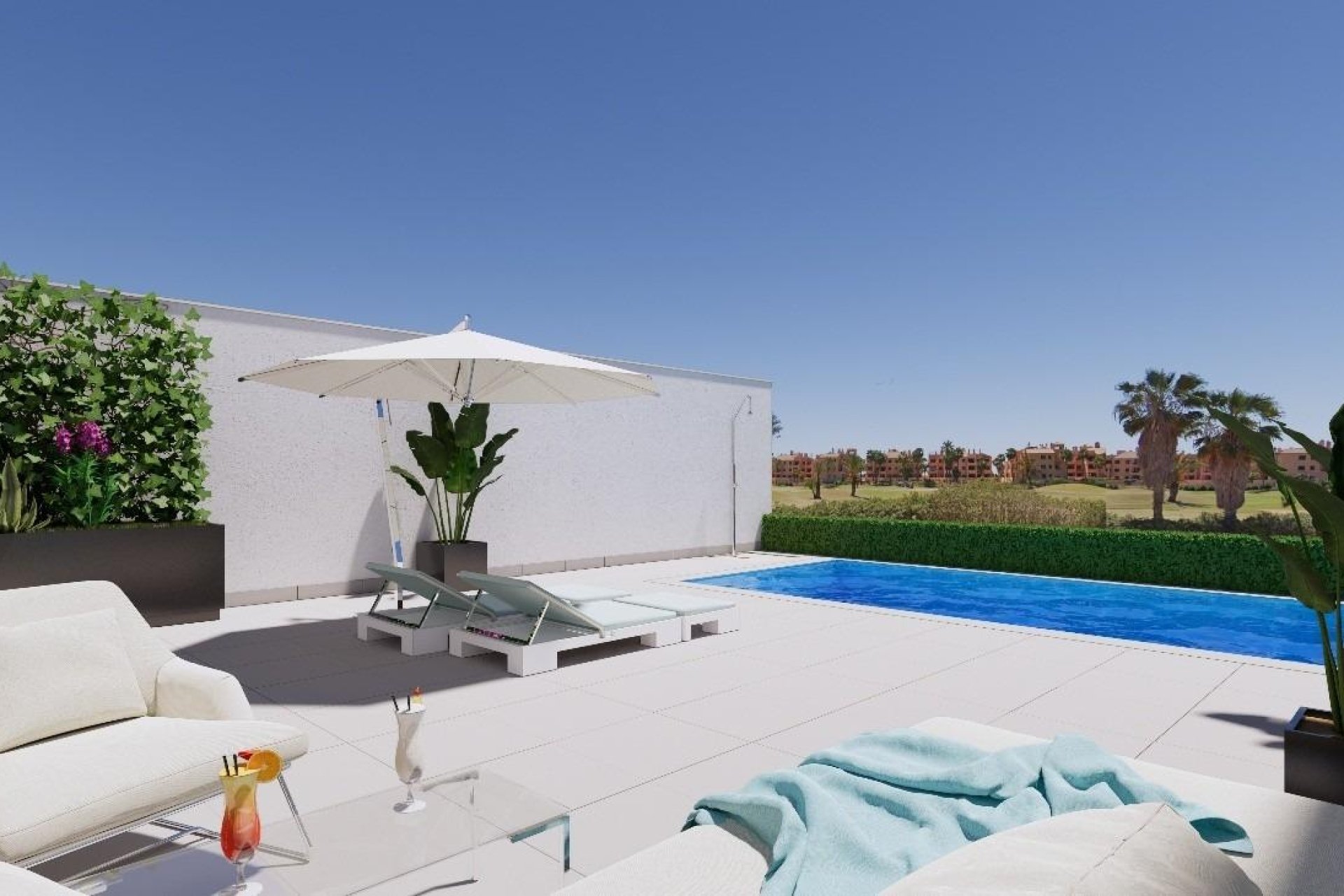 Nieuwbouw Woningen - Town house - Serena Golf - Costa Calida