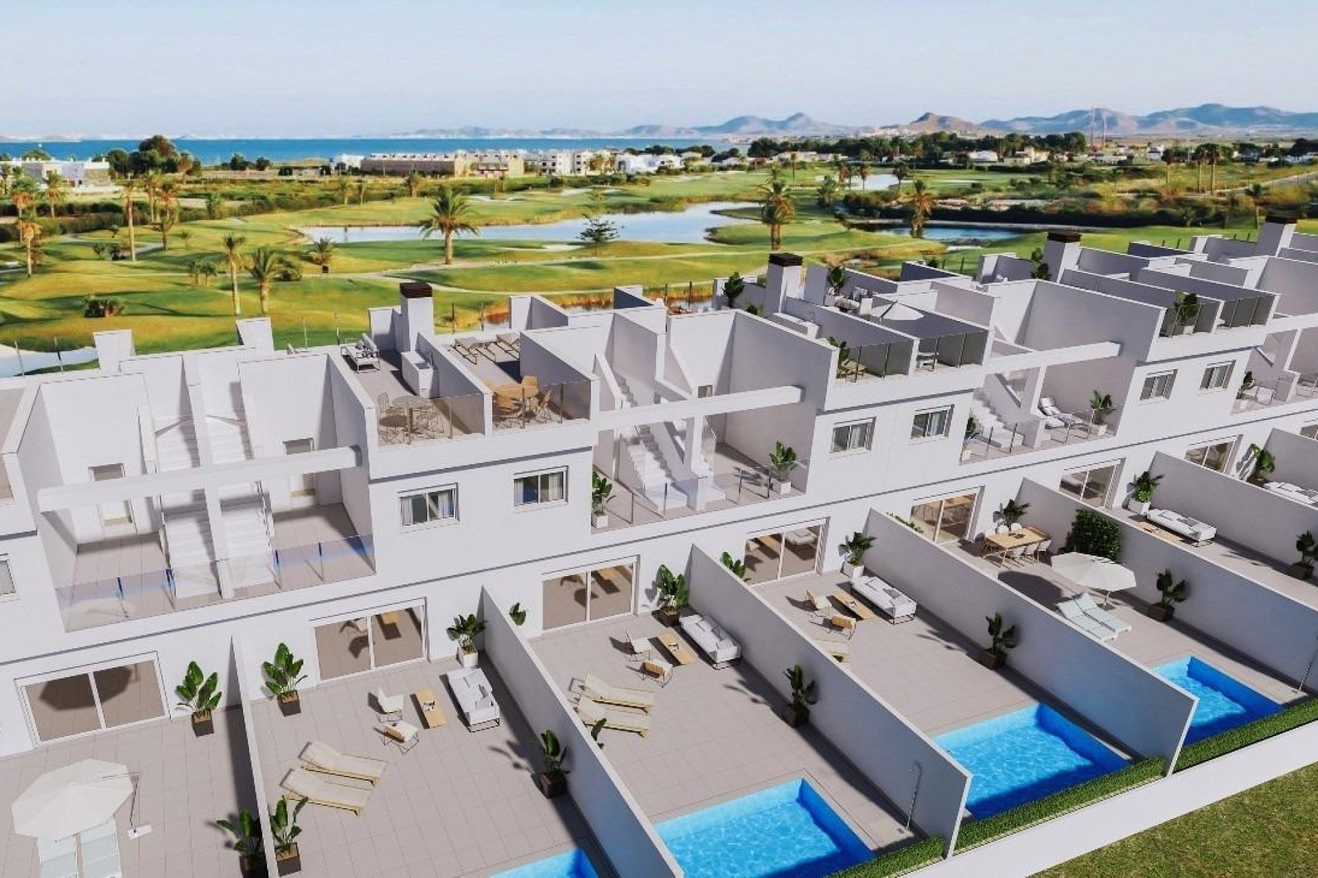 Nieuwbouw Woningen - Town house - Serena Golf - Costa Calida