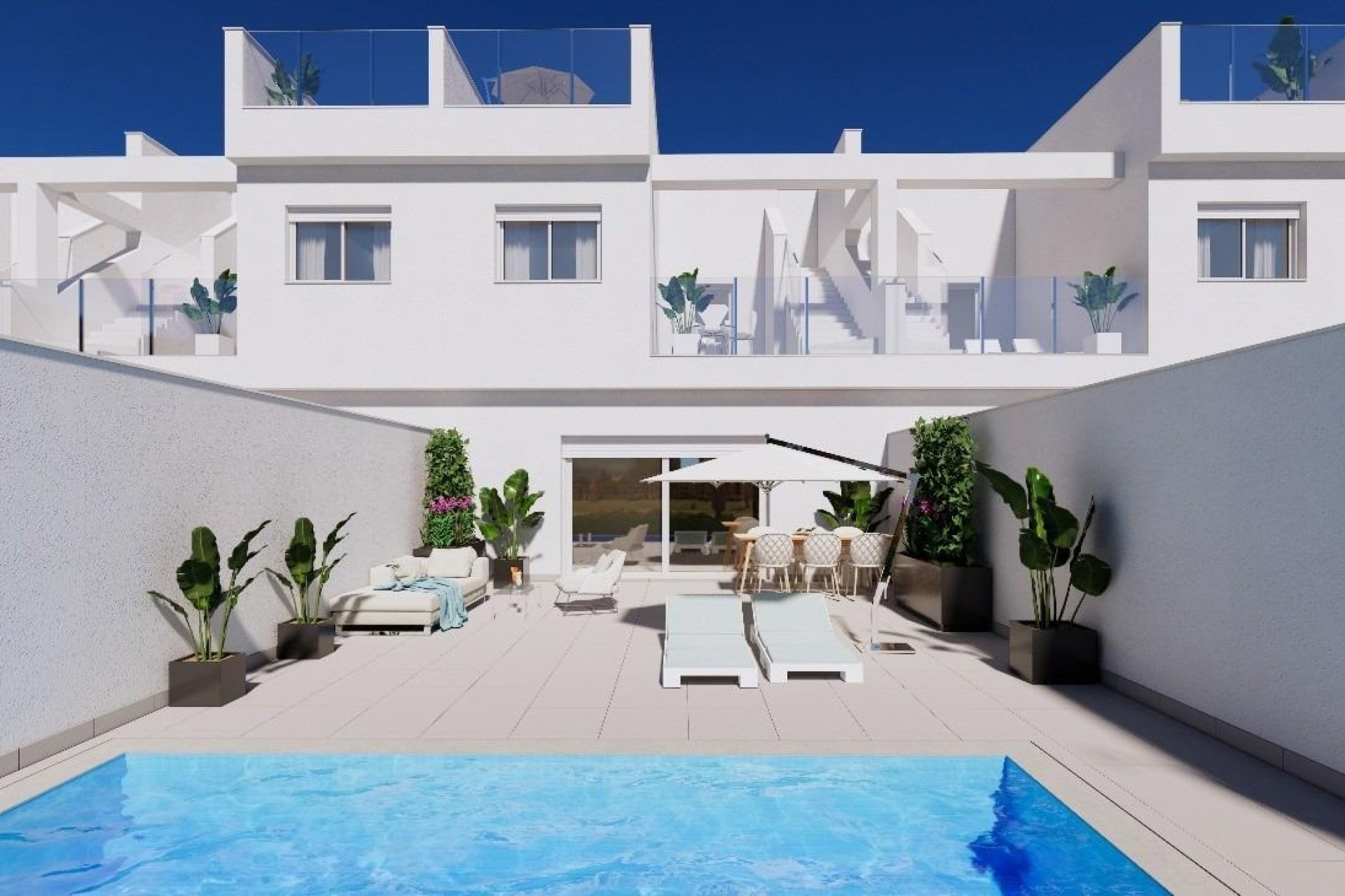 Nieuwbouw Woningen - Town house - Serena Golf - Costa Calida