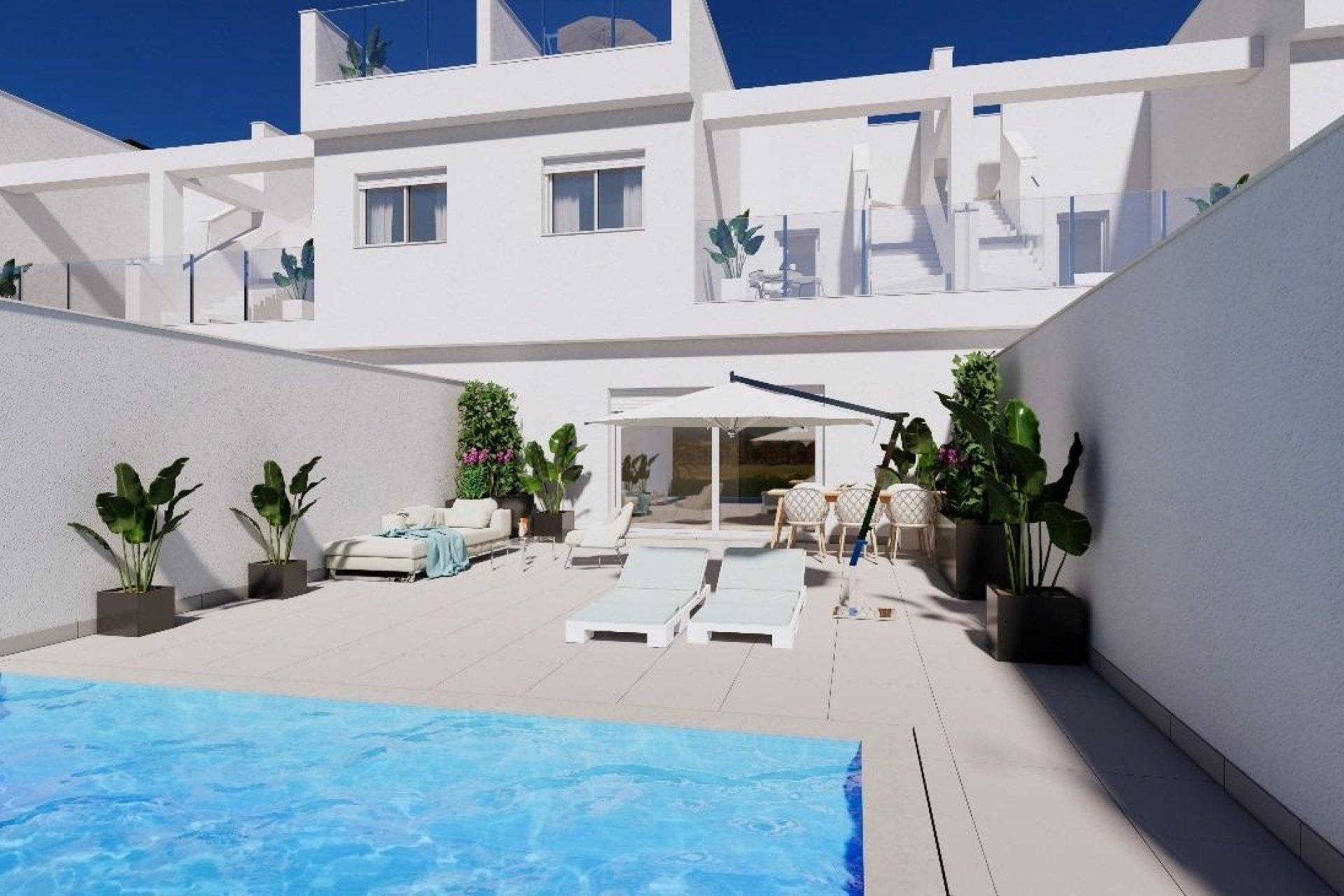 Nieuwbouw Woningen - Town house - Serena Golf - Costa Calida