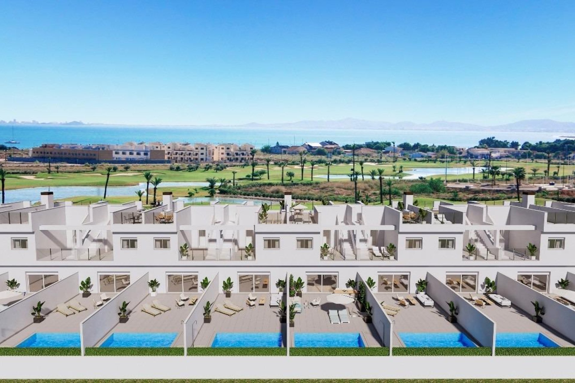 Nieuwbouw Woningen - Town house - Serena Golf - Costa Calida