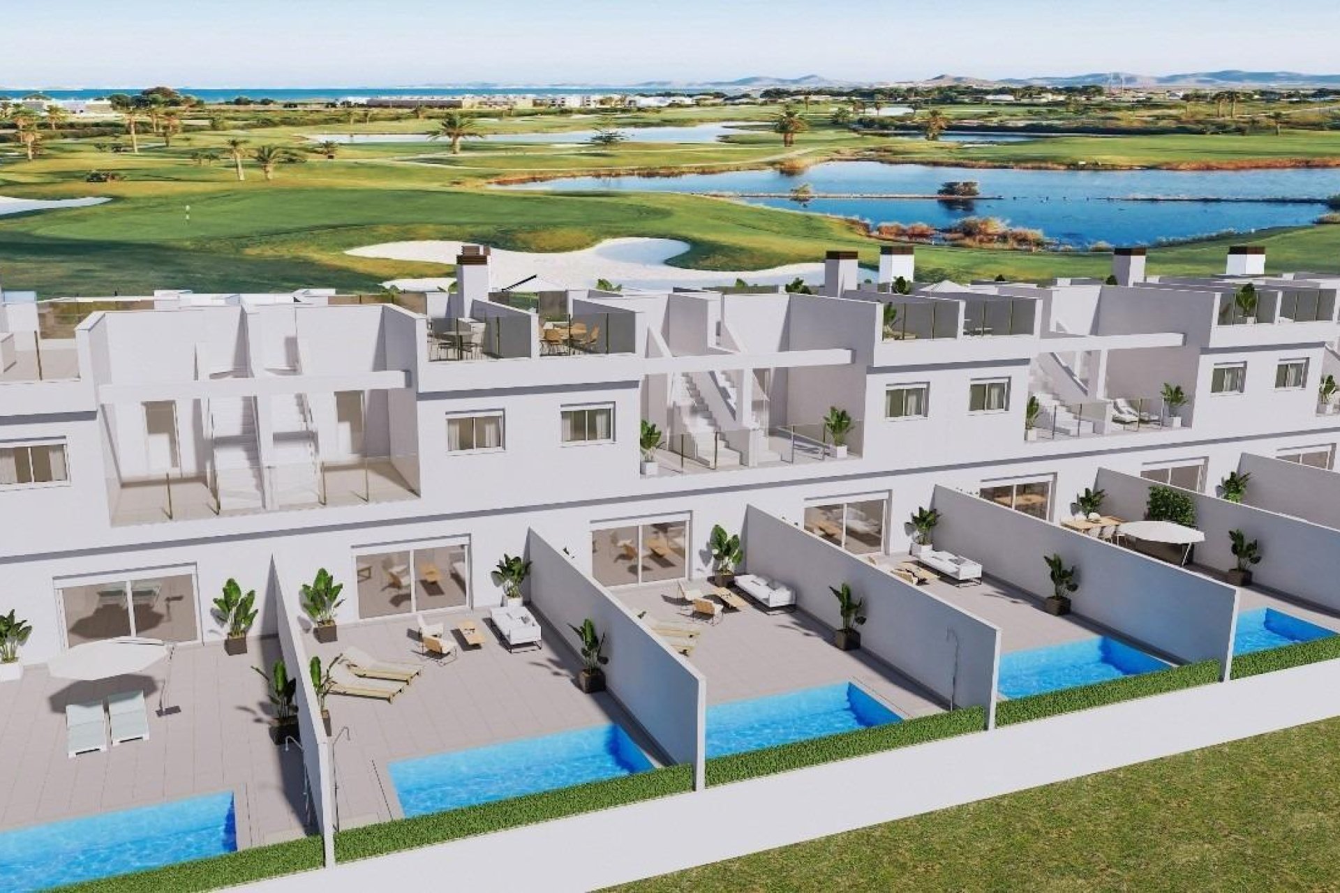 Nieuwbouw Woningen - Town house - Serena Golf - Costa Calida