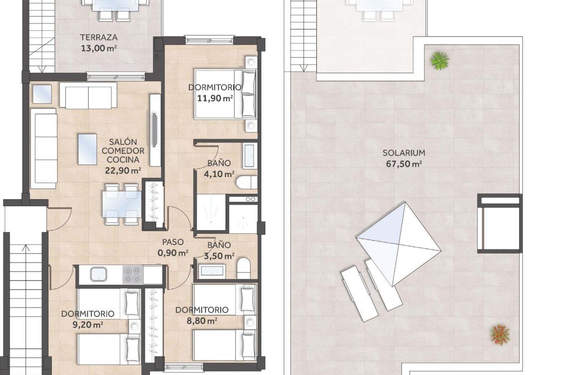 Nieuwbouw Woningen - Bungalow - San Miguel de Salinas