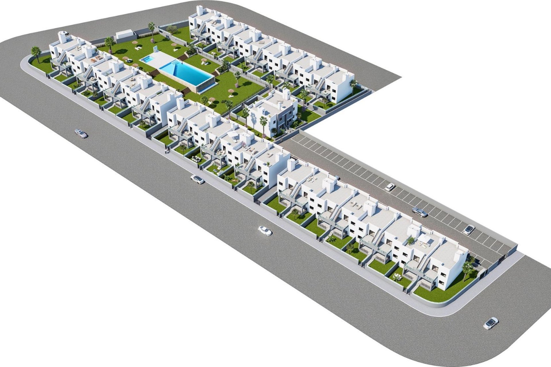 Nieuwbouw Woningen - Bungalow - San Miguel de Salinas
