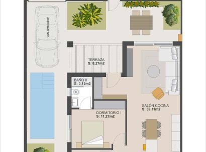Quad house · Nybyggnation - Torre Pacheco · El Alba · Murcia · Spanien