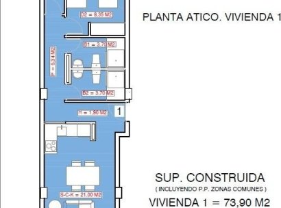 Penthouse · Nieuwbouw Woningen - Torrevieja · Playa El Acequión · Alicante · Spanje