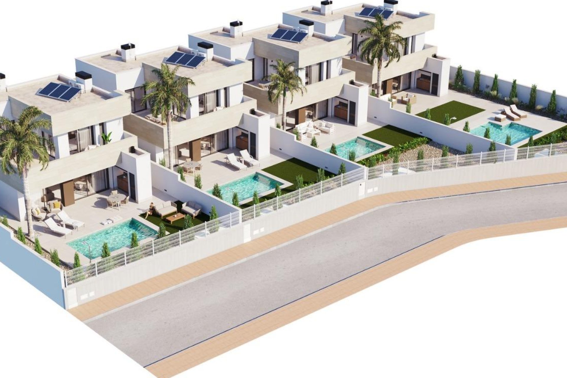 Nieuwbouw Woningen - Villa - Santiago de la Ribera - Costa Calida