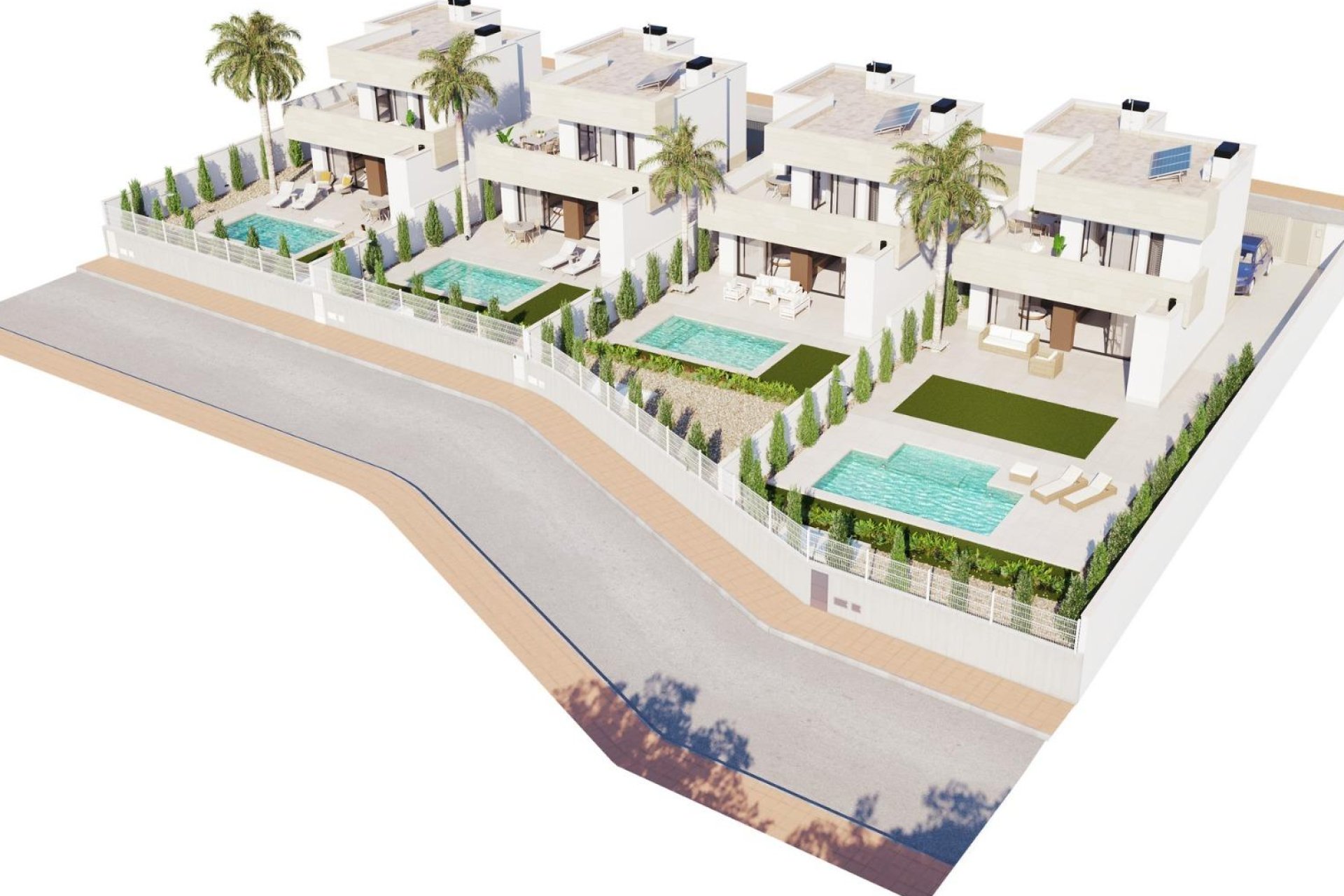 Nieuwbouw Woningen - Villa - Santiago de la Ribera - Costa Calida