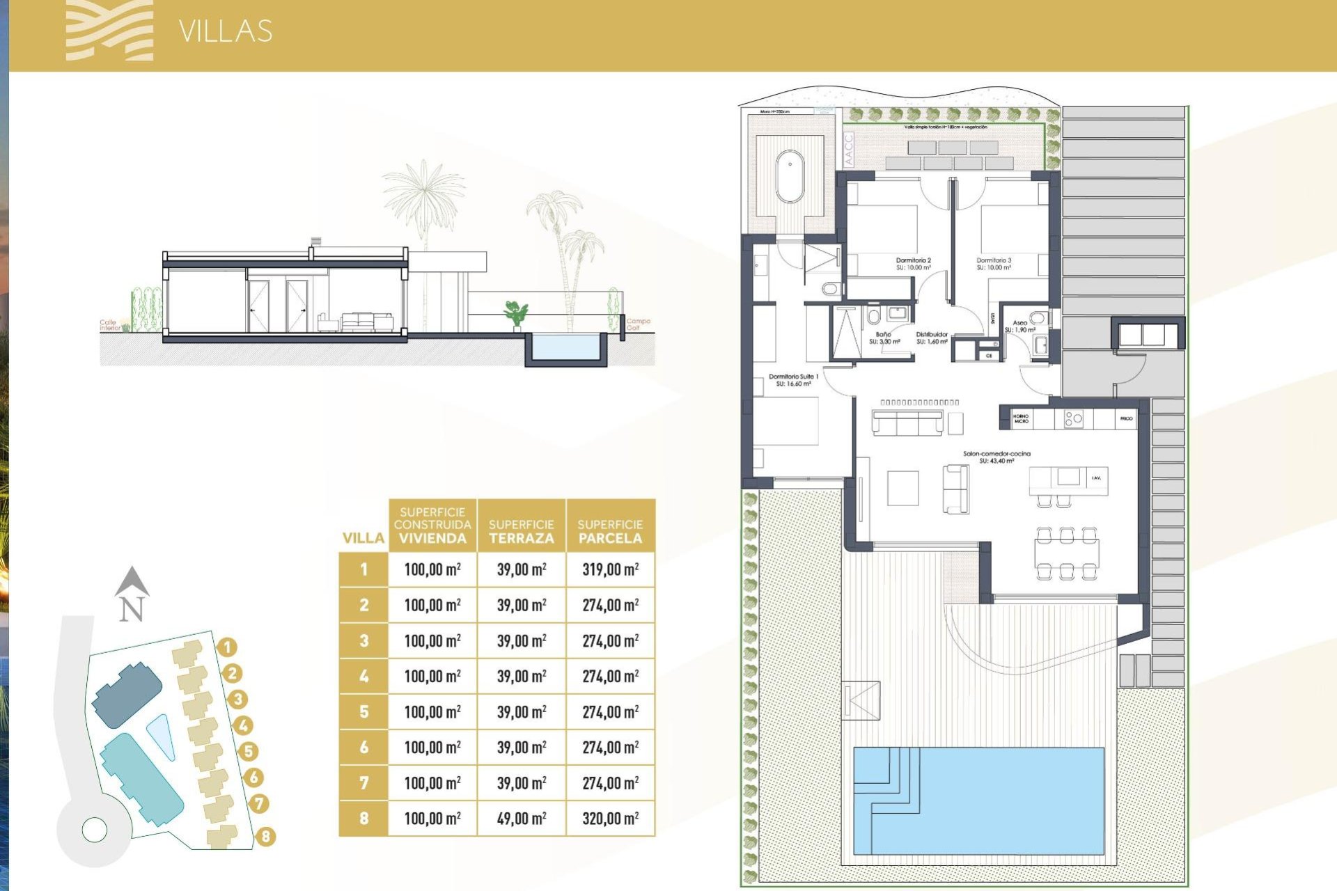 Nieuwbouw Woningen - Villa - Serena Golf - Costa Calida