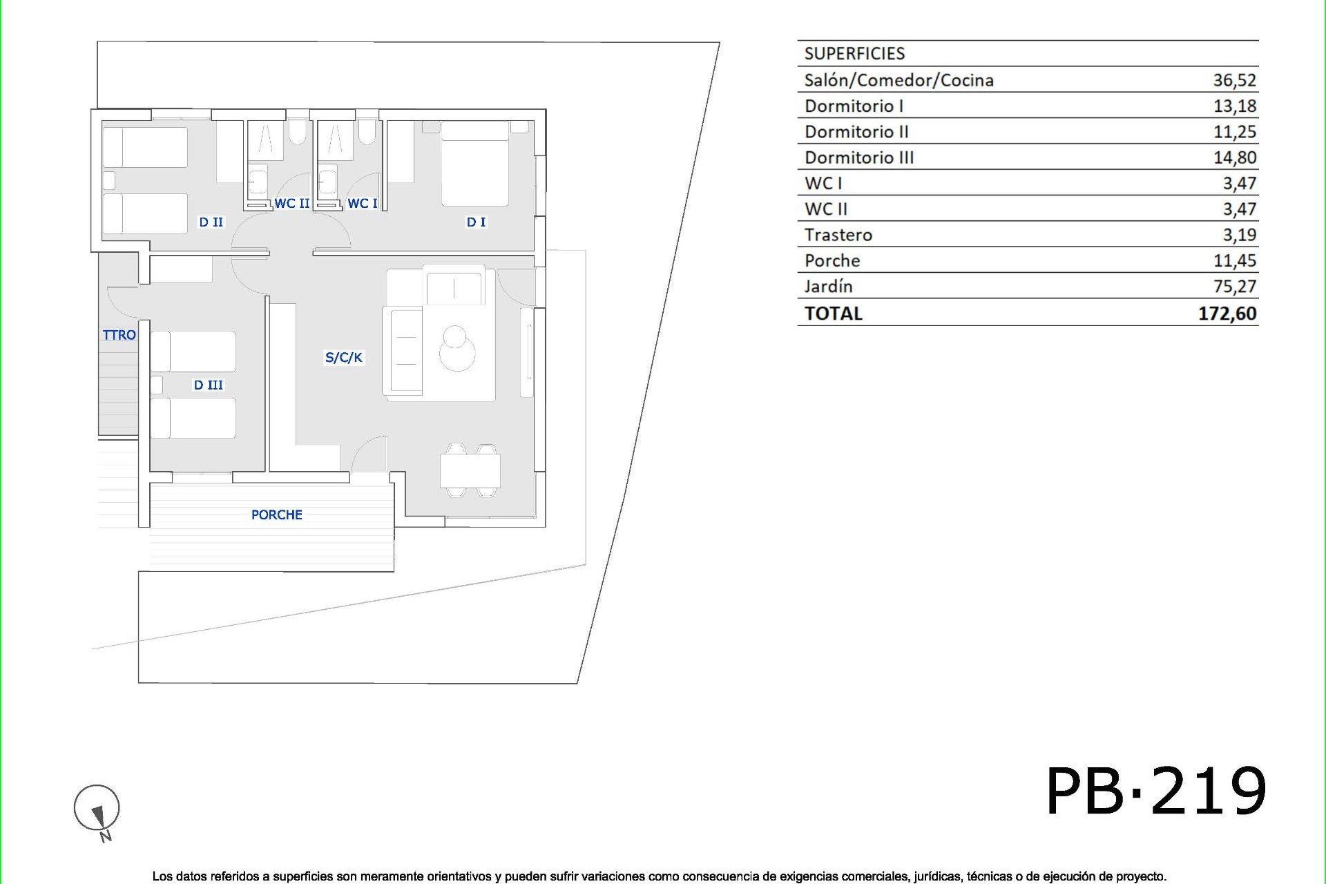 Nybyggnation - Bungalow - Benijofar
