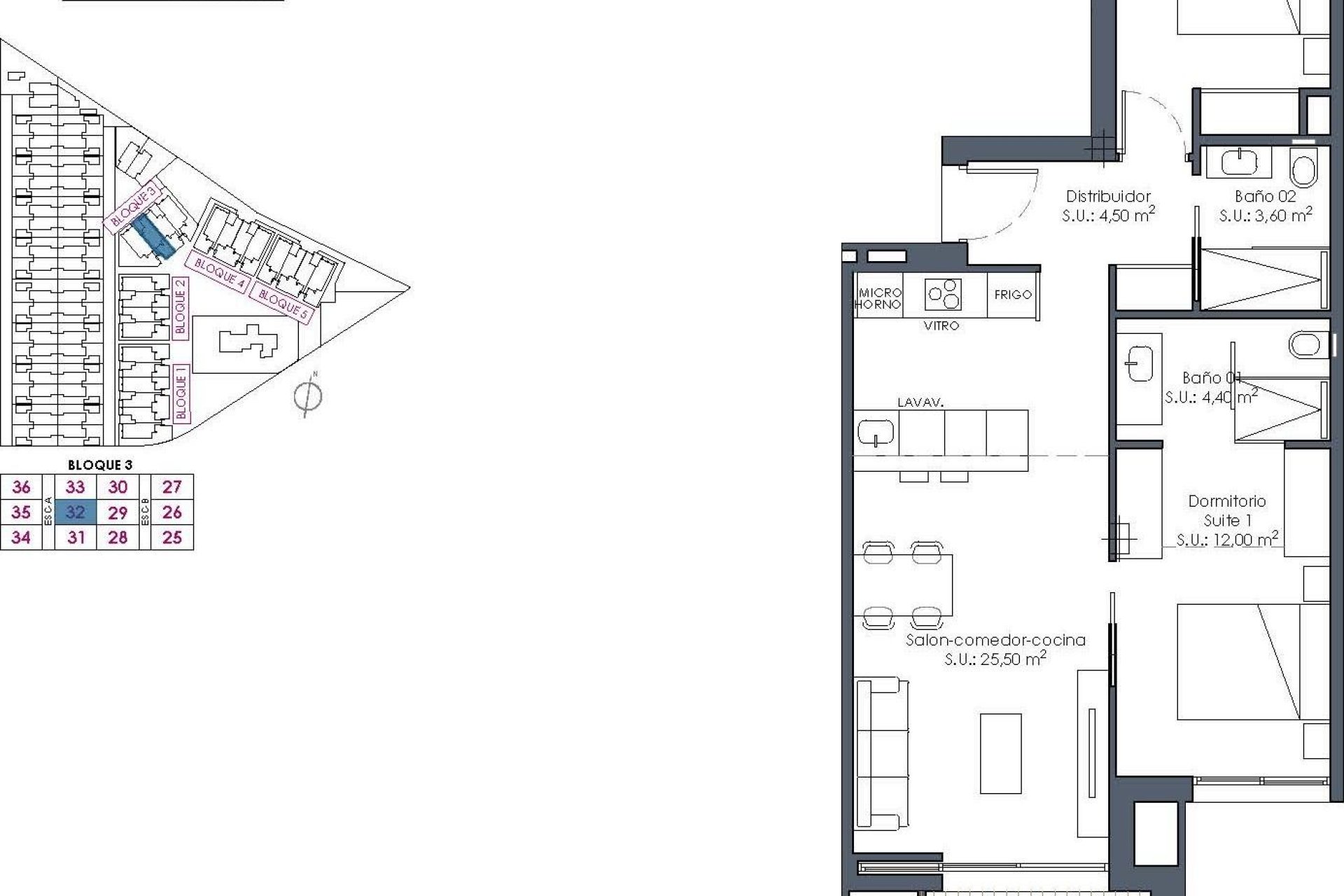 Nieuwbouw Woningen - Appartement - Serena Golf - Costa Calida