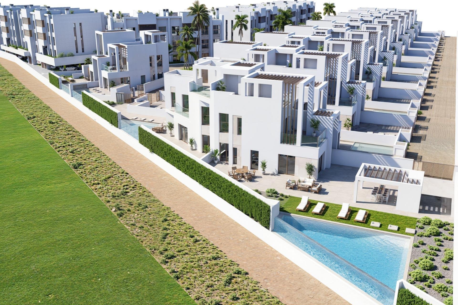 Nieuwbouw Woningen - Quad house - Serena Golf - Costa Calida