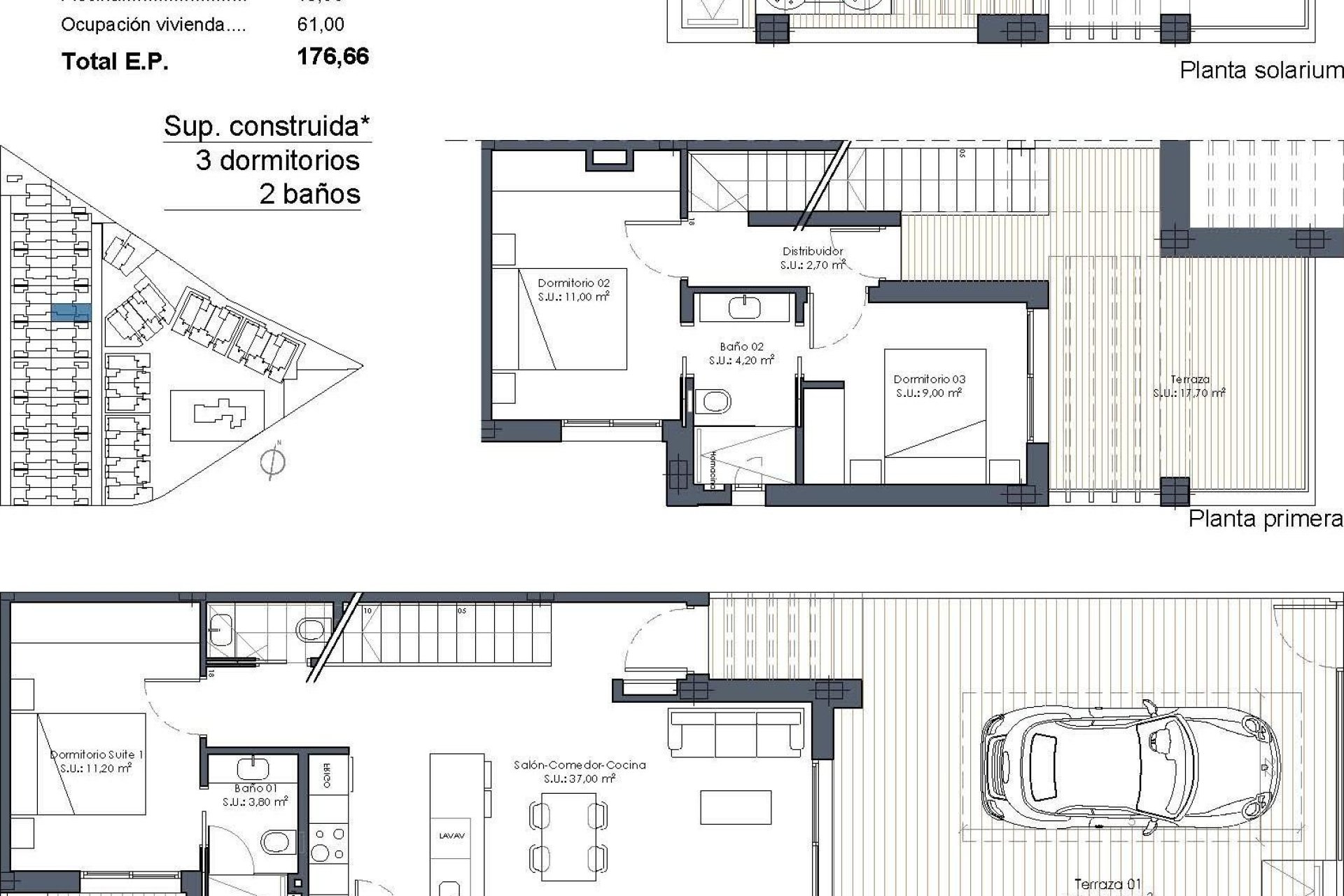 Nieuwbouw Woningen - Quad house - Serena Golf - Costa Calida