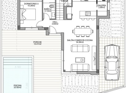Villa · New Build - Benijofar · Polideportivo · Alicante · Spain