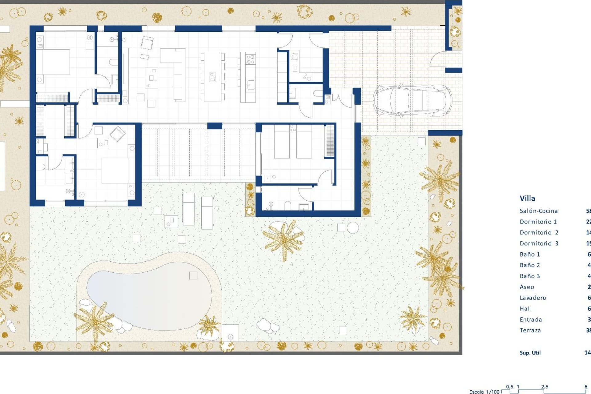 Obra nueva - Villa - Baños y Mendigo - Costa Calida