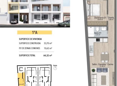 Apartment · New Build - Torrevieja · Playa de El Cura · Alicante · Spain
