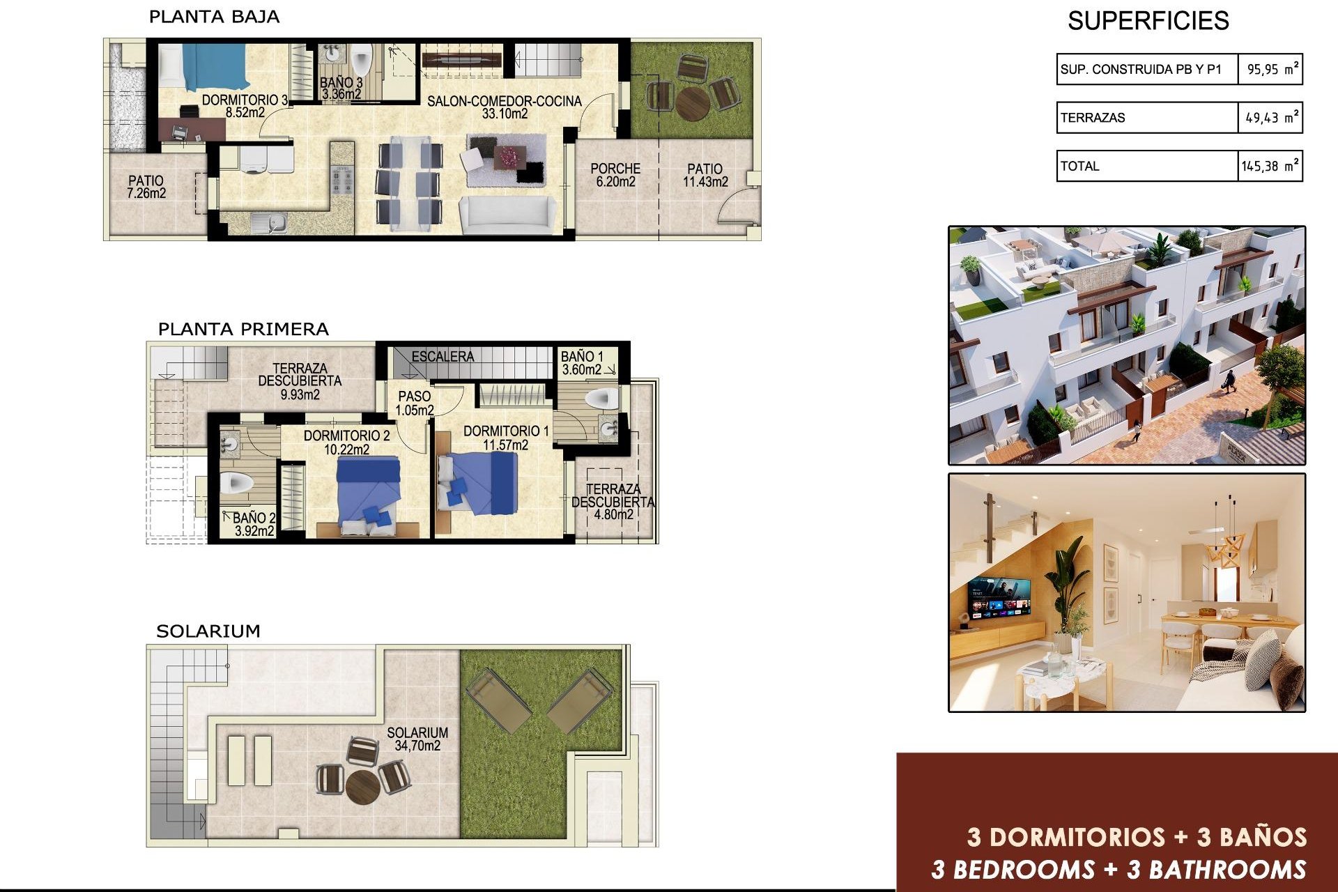 New Build - Town house - Orihuela Costa - Costa Blanca South