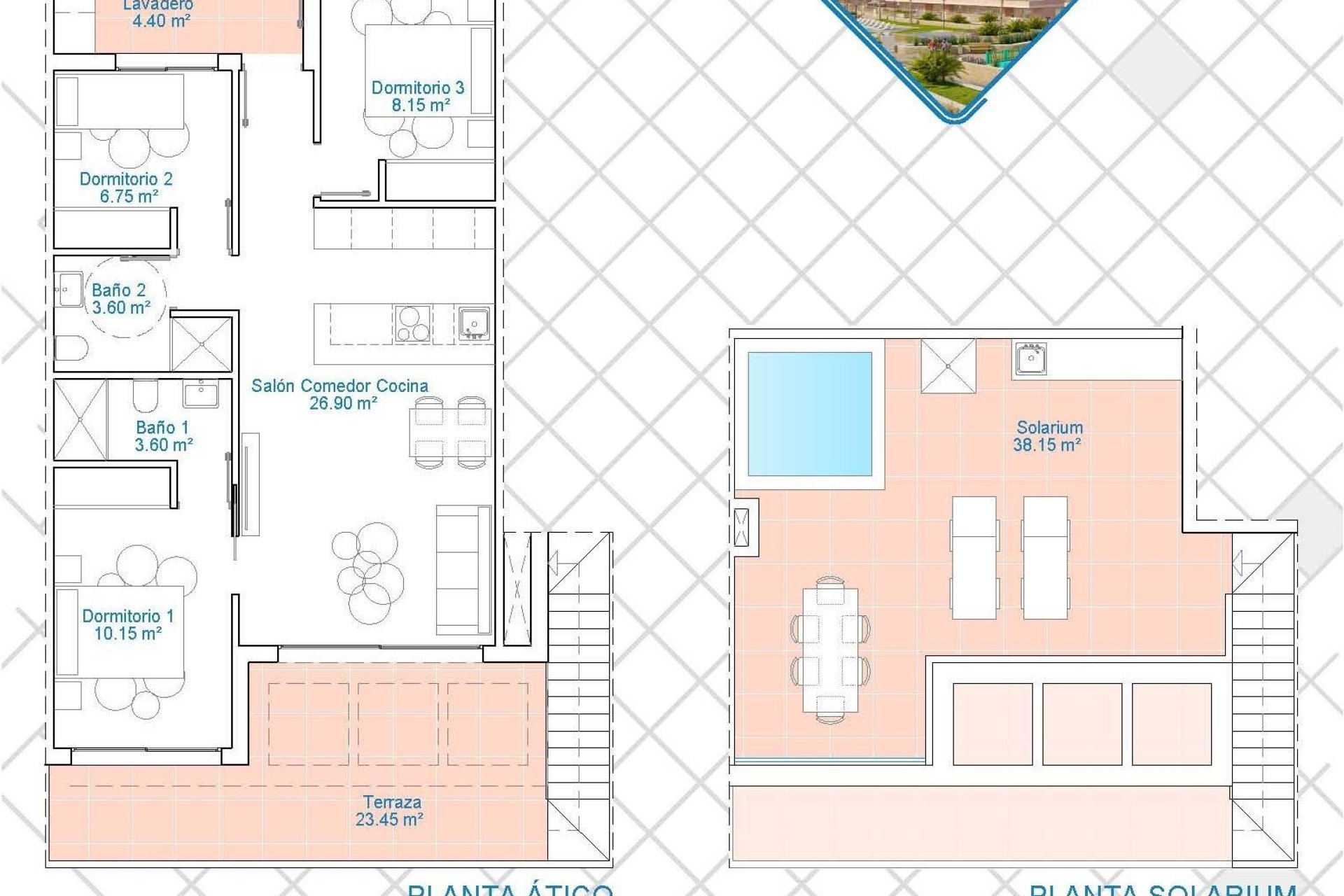 Nieuwbouw Woningen - Penthouse - Pilar de la Horadada - Costa Blanca South