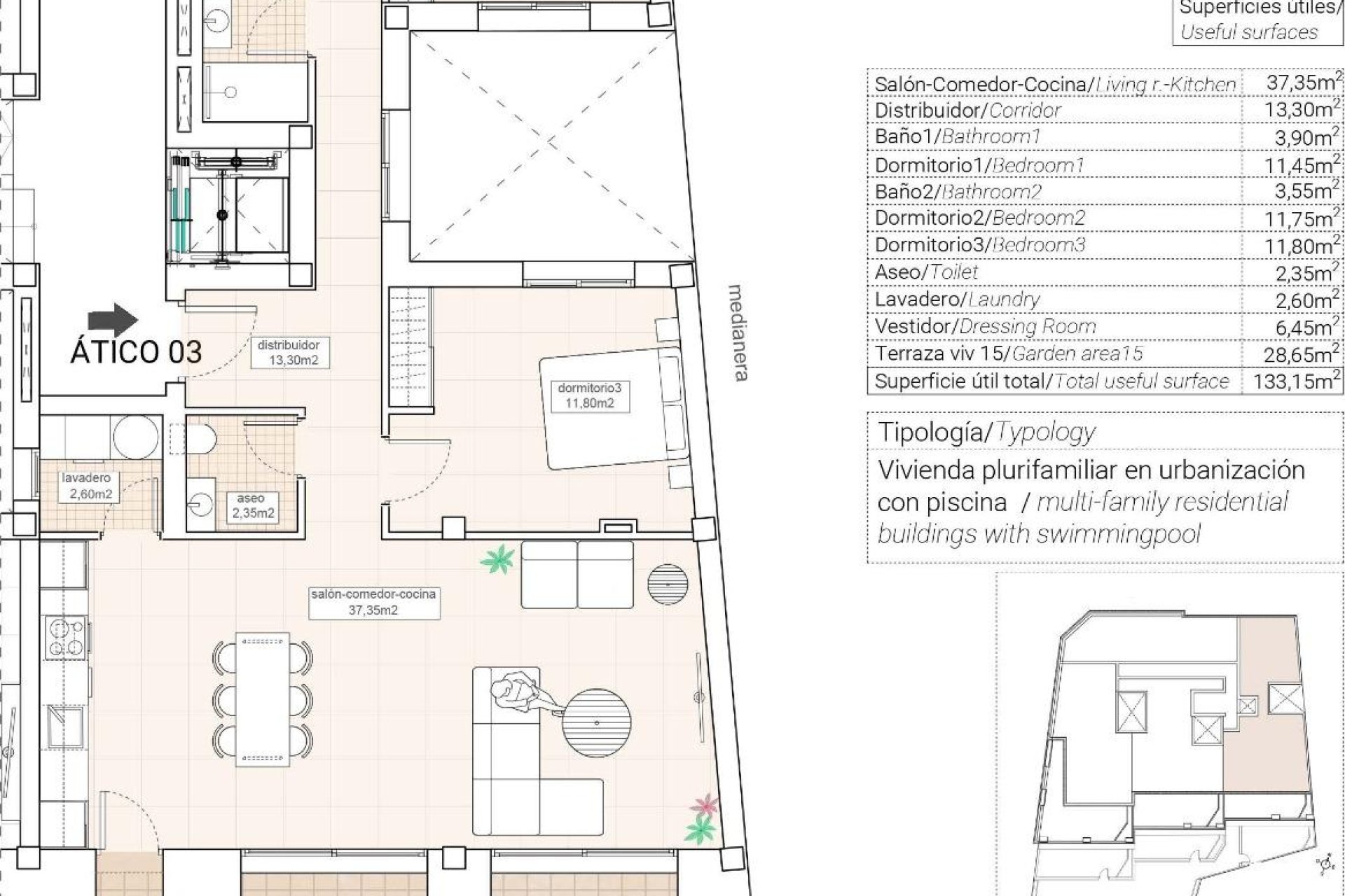 Nieuwbouw Woningen - Penthouse - Benijofar