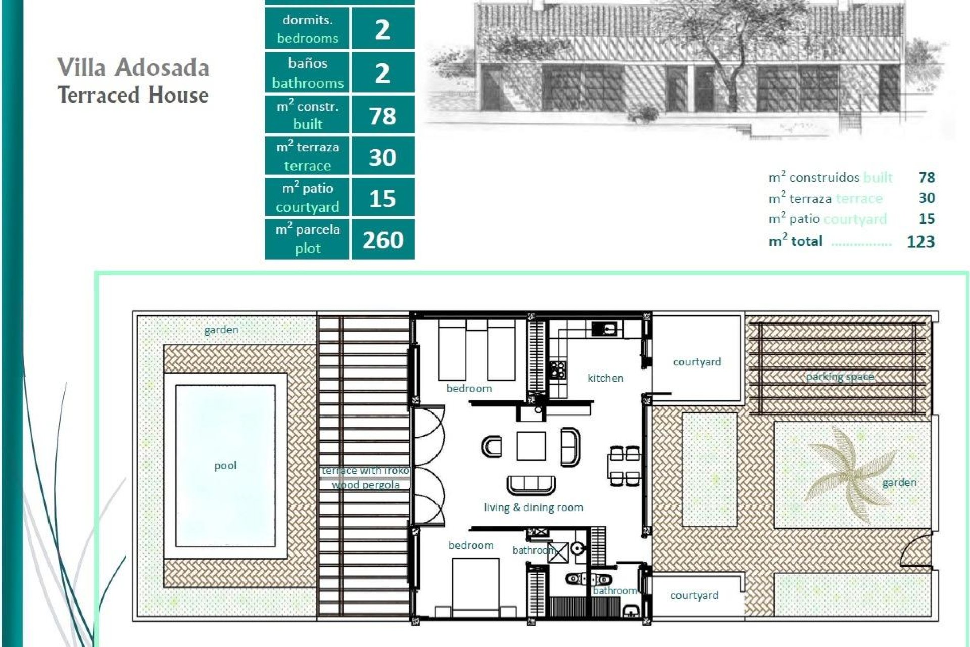 Nieuwbouw Woningen - Town house - Peraleja Golf - Costa Calida