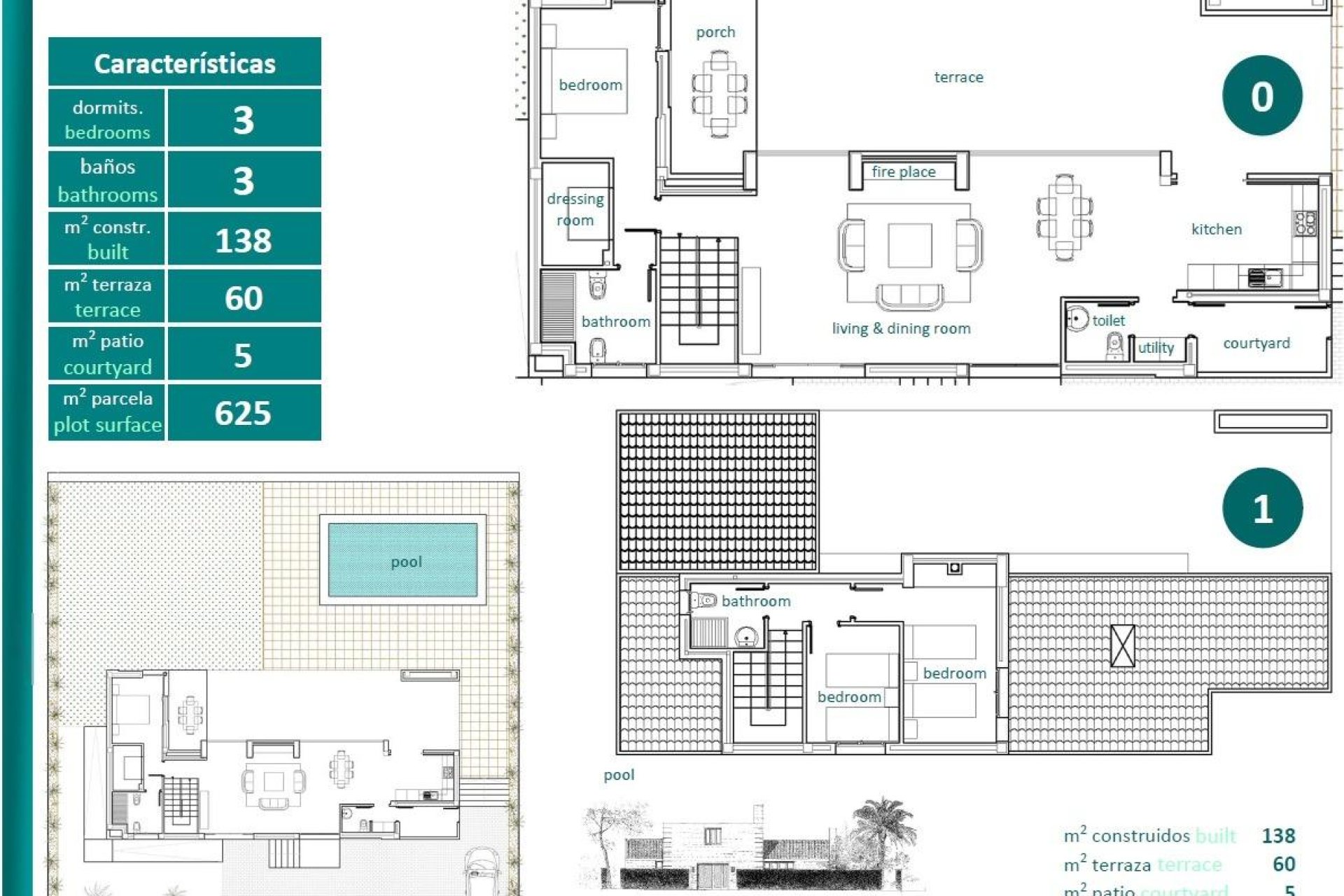 Nieuwbouw Woningen - Villa - Peraleja Golf - Costa Calida