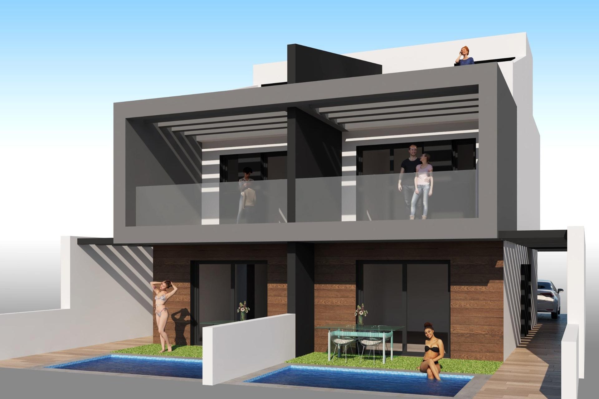 Nybyggnation - Villa - Santiago de la Ribera - Costa Calida