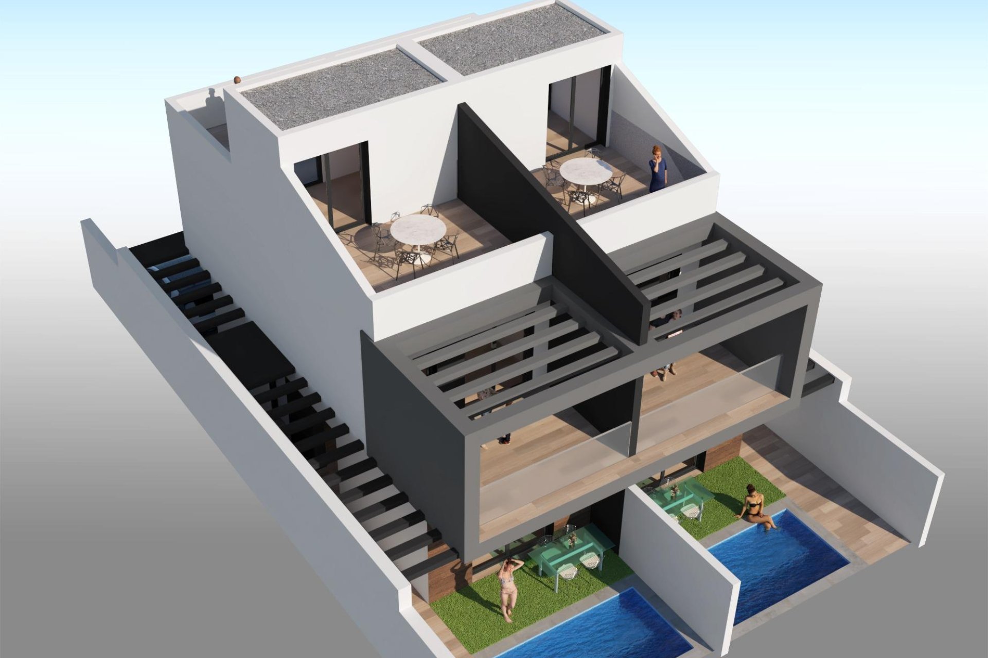 Nybyggnation - Villa - Santiago de la Ribera - Costa Calida