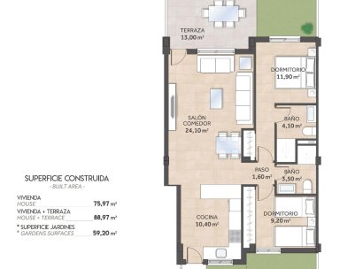 Bungalow · Nieuwbouw Woningen - San Miguel de Salinas · La Cañada · Alicante · Spanje