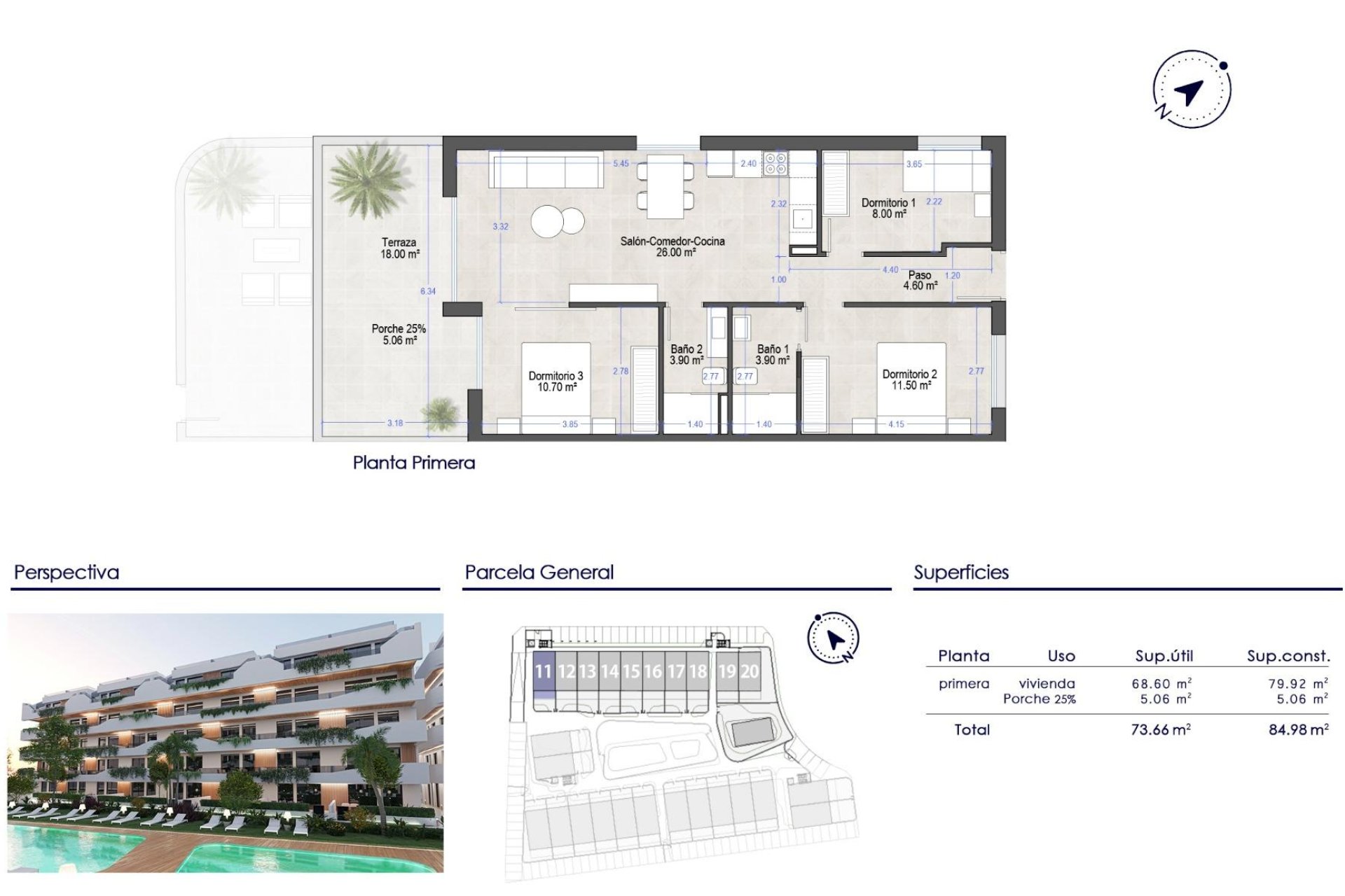 Nieuwbouw Woningen - Appartement - Santiago de la Ribera - Costa Calida