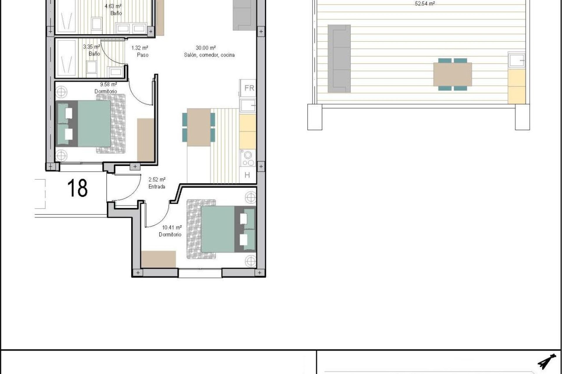 Nieuwbouw Woningen - Penthouse - San Cayetano - Costa Calida
