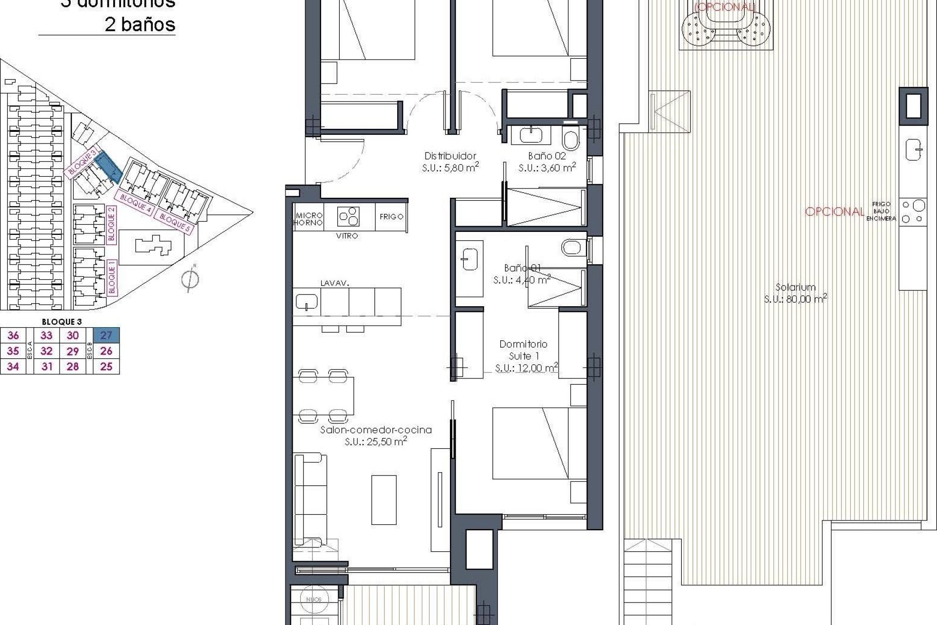 New Build - Penthouse - Serena Golf - Costa Calida