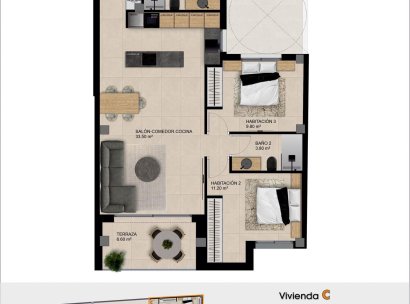 Penthouse · New Build - Benijofar · Pueblo · Alicante · Spain