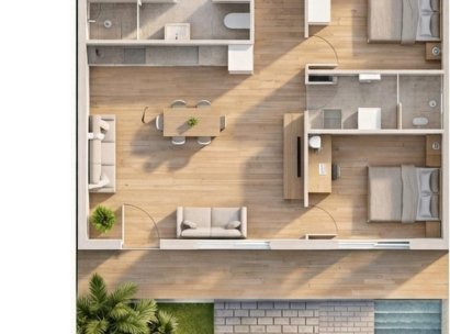 Bungalow · New Build - Pilar de la Horadada · parques de Andromeda · Alicante · Spain