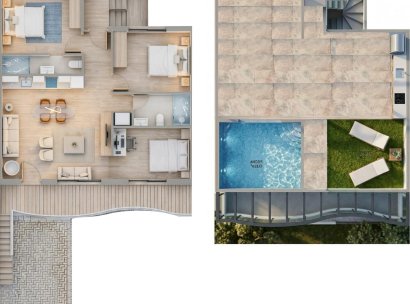 Bungalow · New Build - Pilar de la Horadada · parques de Andromeda · Alicante · Spain