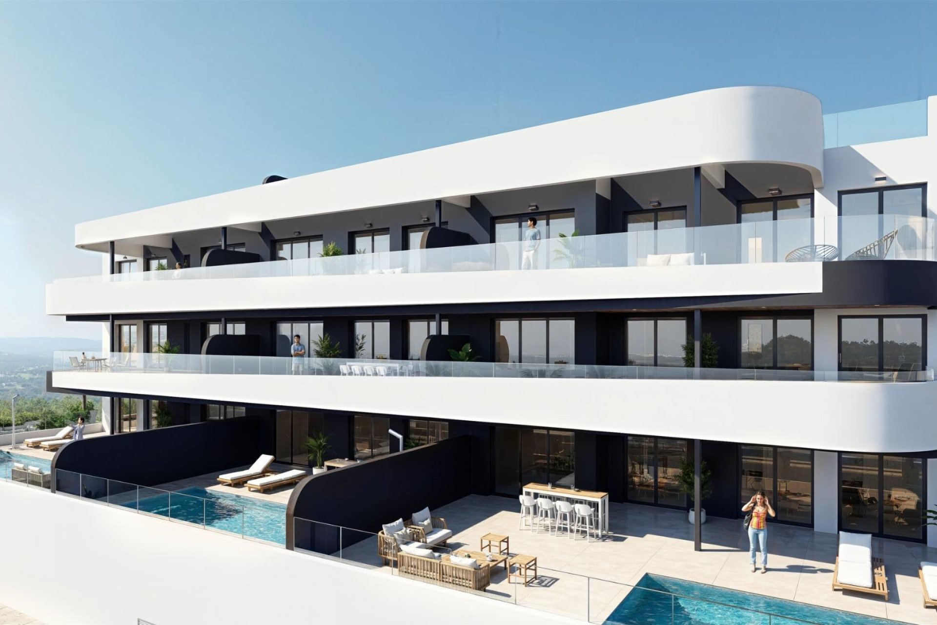 Nybyggnation - Lägenhet - Serena Golf - Costa Calida