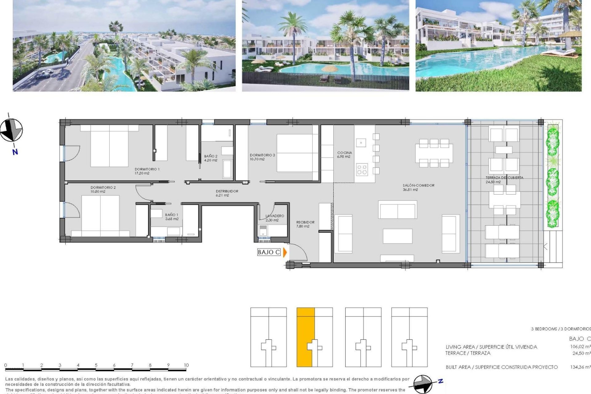 Nieuwbouw Woningen - Bungalow - Mar de Cristal - Costa Calida
