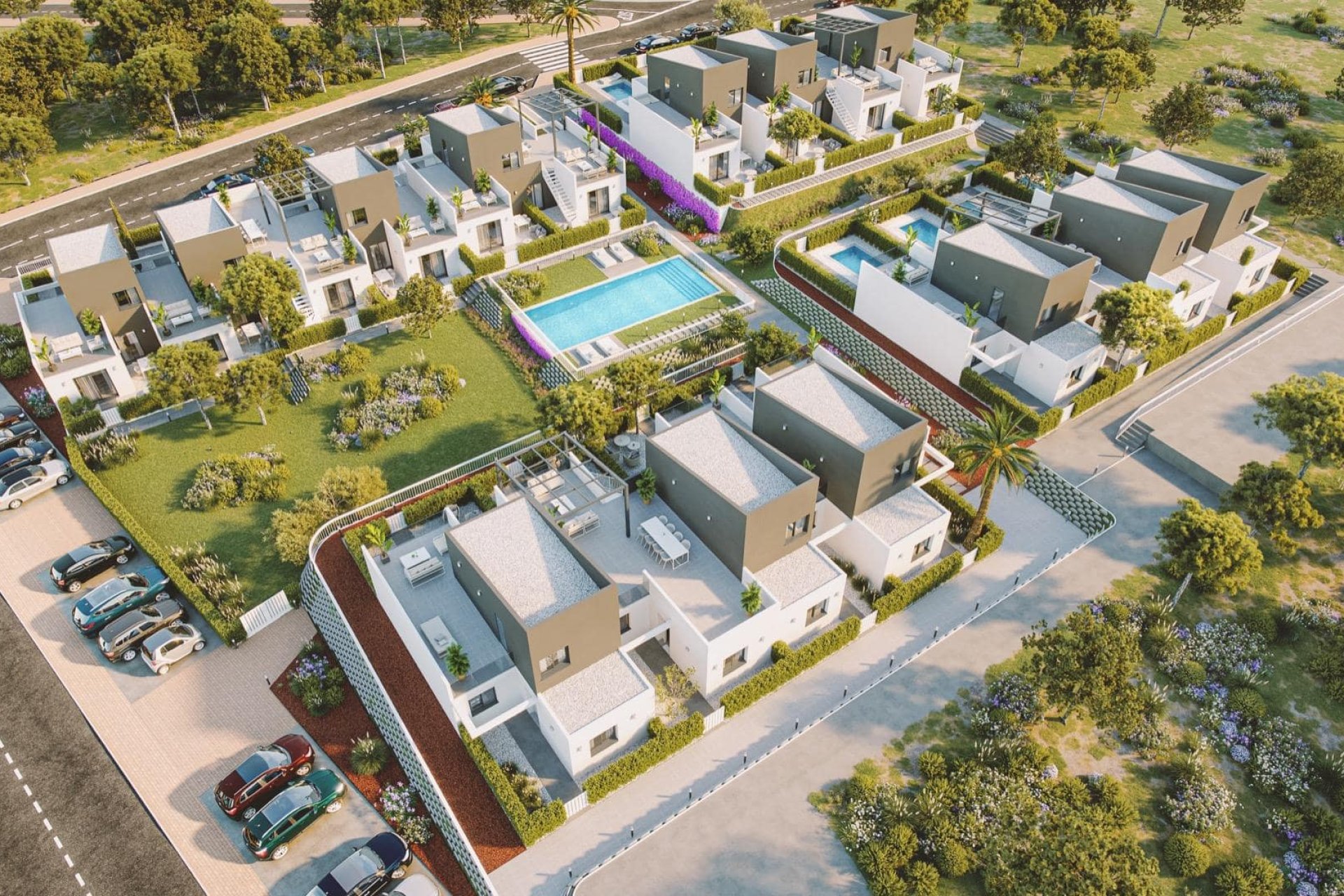 Nieuwbouw Woningen - Herenhuis - Altaona Golf and Country Club - Costa Calida