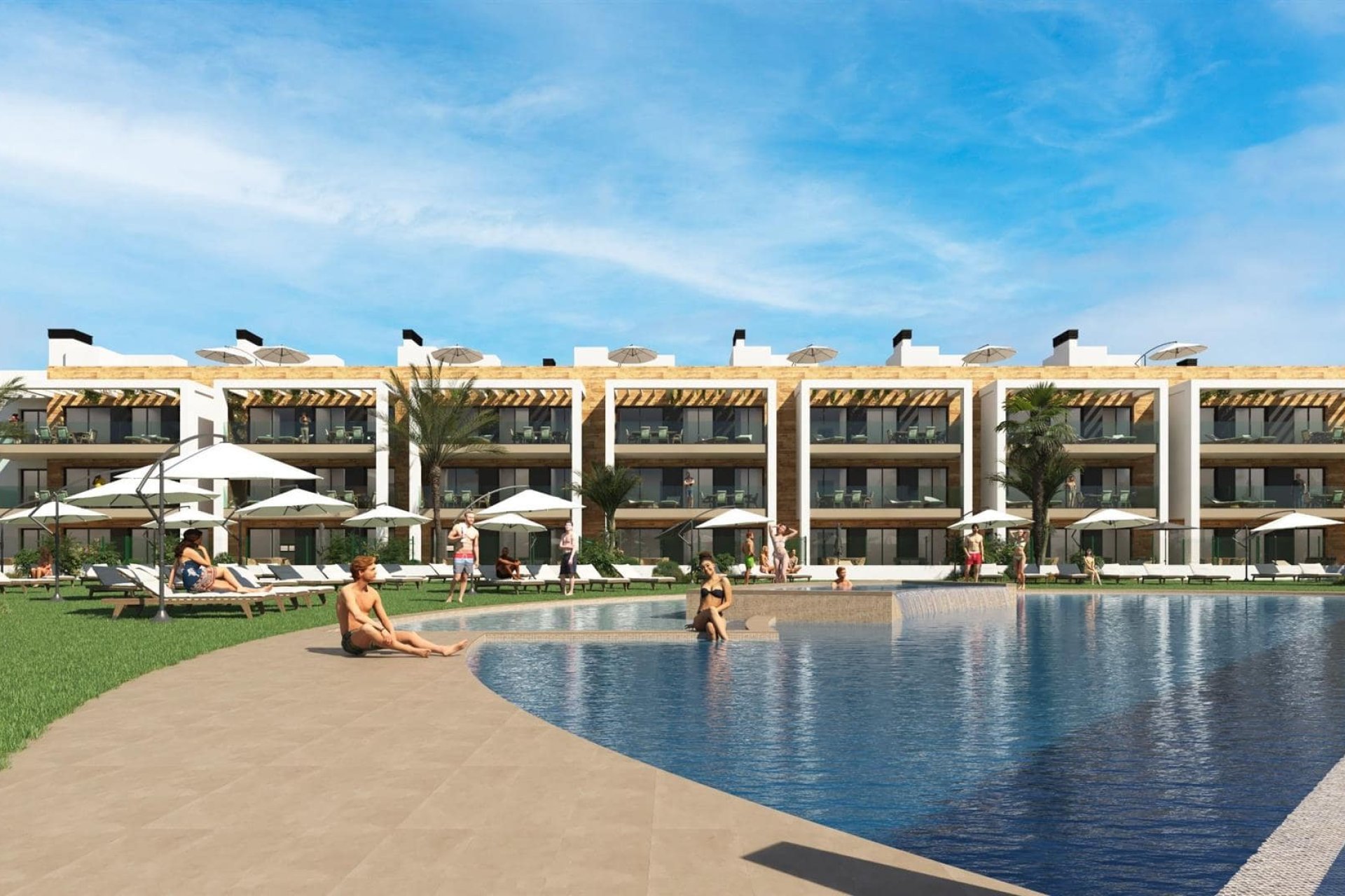Nybyggnation - Lägenhet - Serena Golf - Costa Calida